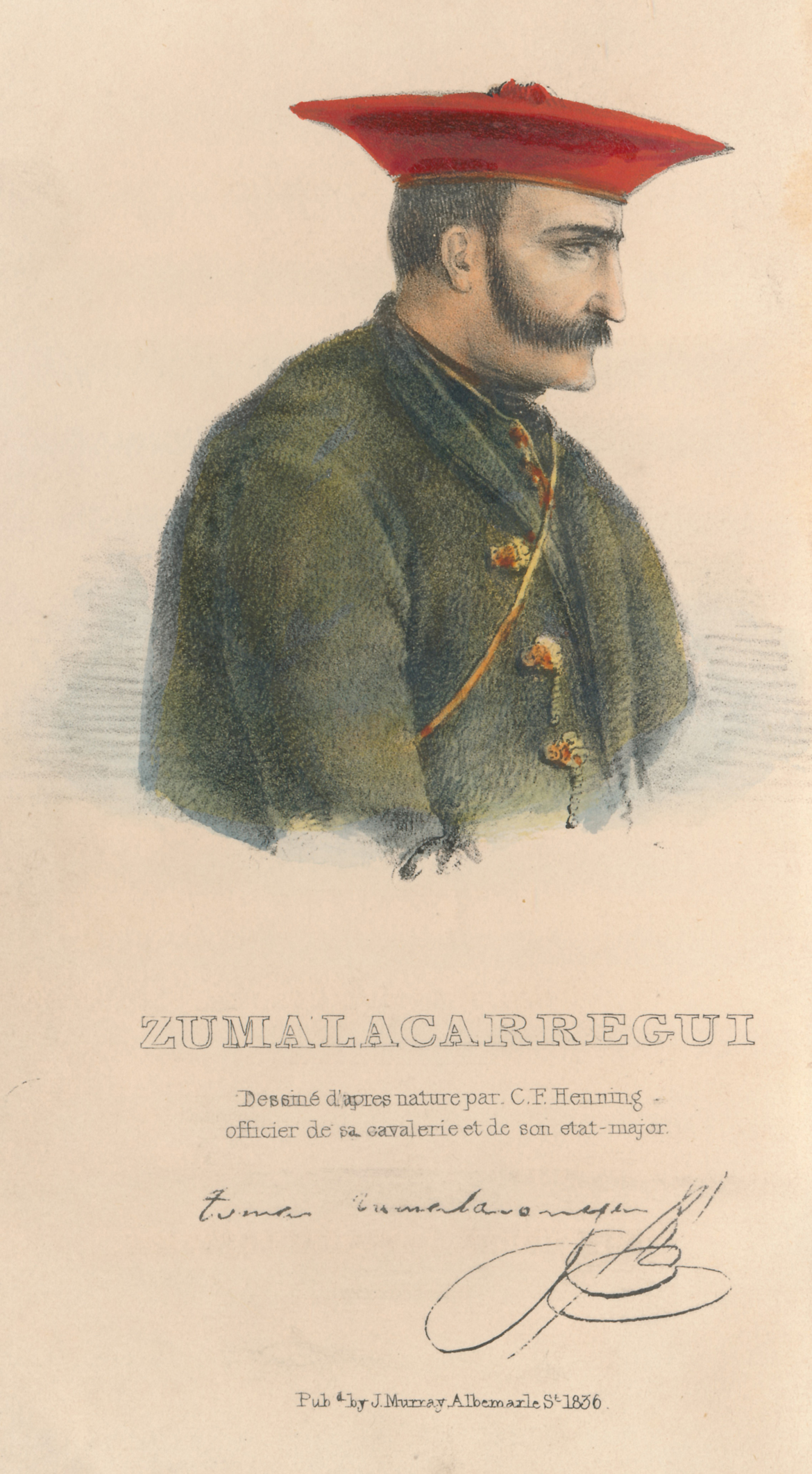 HENNINGSEN Charles Frederick. “Zumalacarregui”. 1836.
