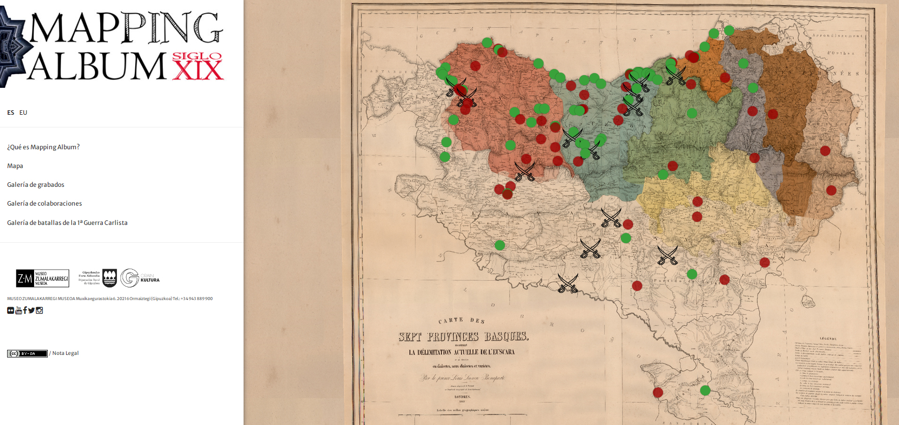 Mapping album. Batallas y acciones