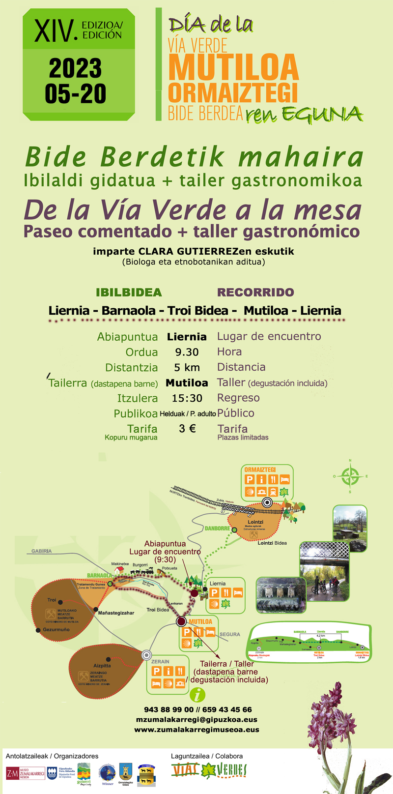 XIV edición del día de la vía verde Mutiloa-Ormaiztegi