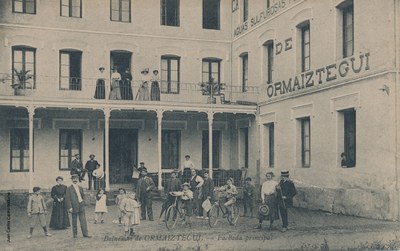 Fotografía del antoguo balneario de Ormaiztegi. Principios del siglo XX. Colección Juan Carlos Castro