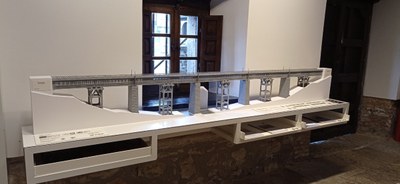 Maqueta accesible en 3D del viaducto de Ormaiztegi