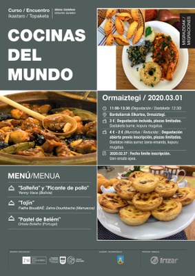 Cartel cocinas del mundo 2020