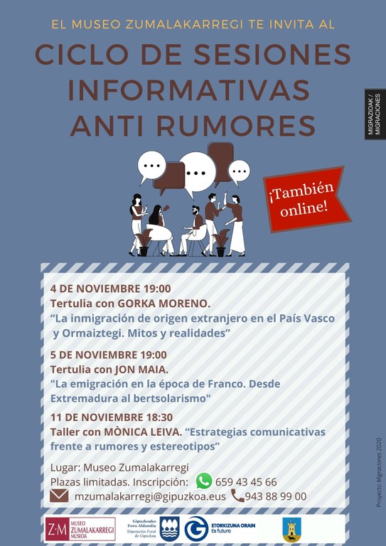 Ciclo de sesiones informativas anti rumores