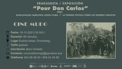 Exposición "Pour Don Carlos". Proyección de película