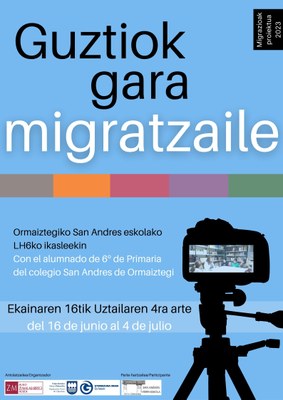 3ª edición del proyecto educativo "Guztiok gara migratzaile/Somos migrantes"