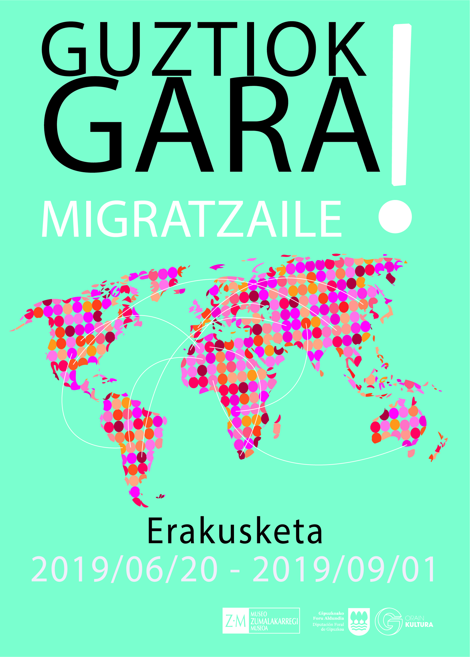 Cartel expo Todos somos migrantes