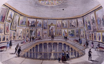 Prado museoaren errotonda 1850 