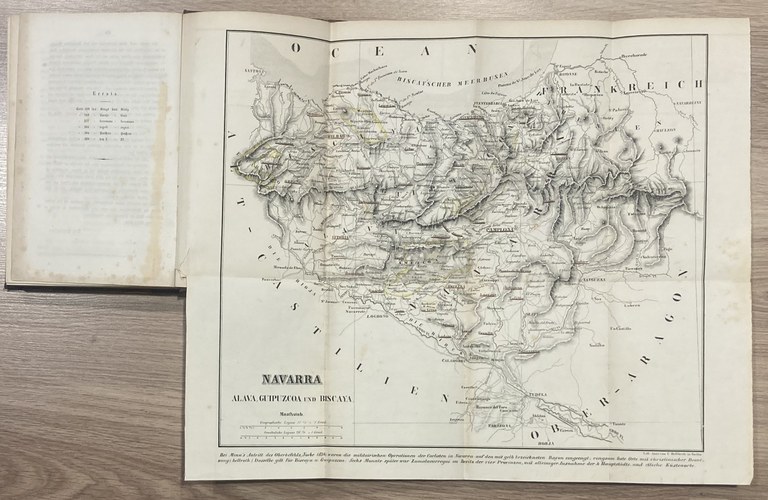 "Navarra, Guipuzcoa, Alava und Biscaya."