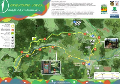 Juego de Orientación en torno a la vía verde Mutiloa-Ormaiztegi Juego de Orientación en torno a la vía verde Mutiloa-Ormaiztegi