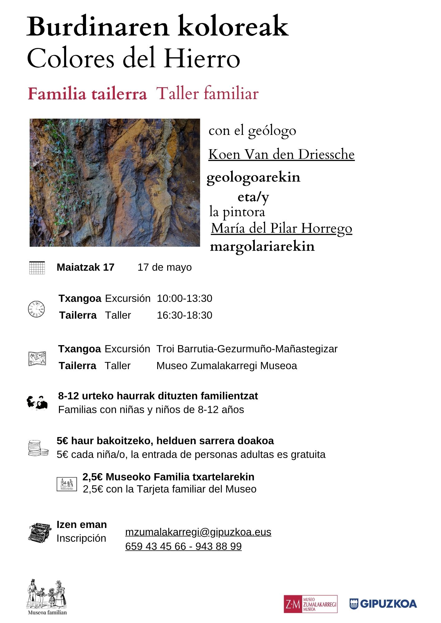 "Burdinaren koloreak" Familia tailerra