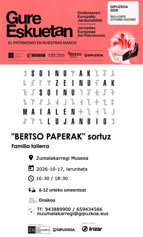 "Bertso paperak sortuz" tailerra
