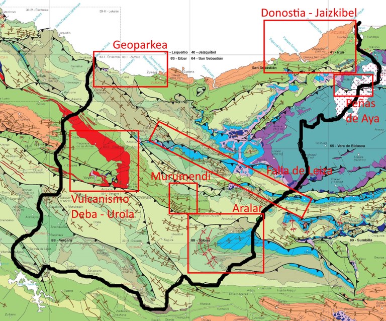 Koen Van den Driessche_Mapa geologico de Gipuzkoa
