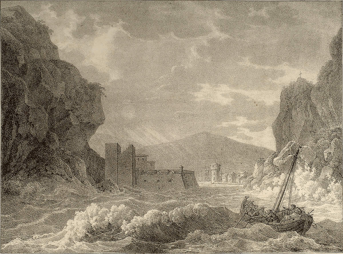 Bacler d'Albe. Entree du port du Passage : a deux lieues de St. Sebastien