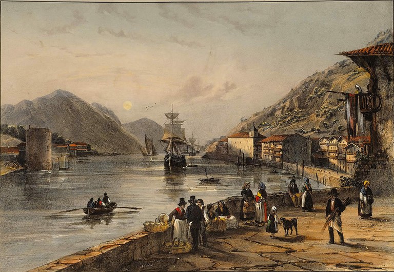 J. Jacottet. Vue du Pasages.