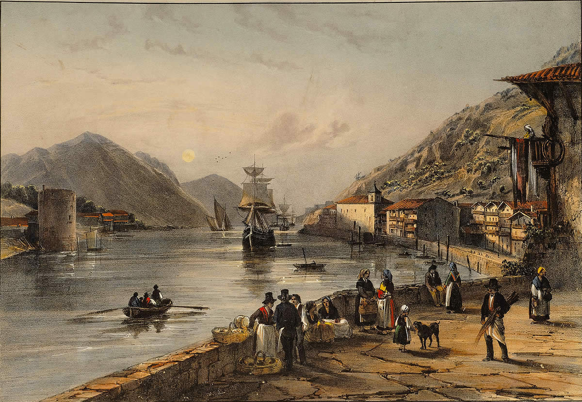 J. Jacottet. Vue du Pasages.