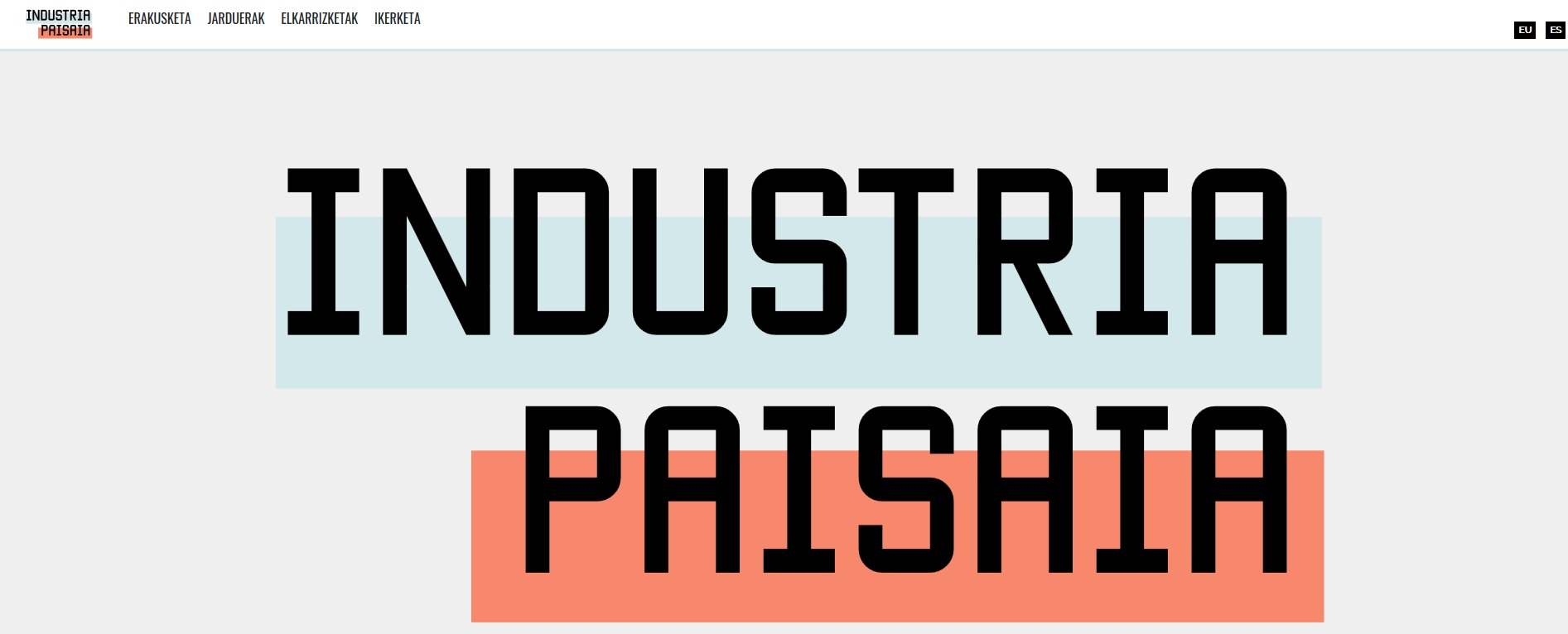 “Industria Paisaia” proiektua aurkezten dugu