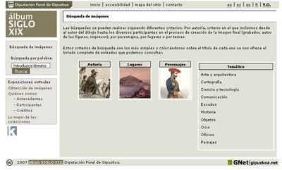 XIX. mendeko Albumaren portada