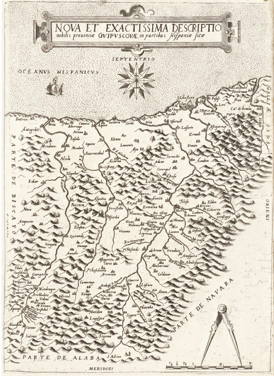 "Nova et Exactissima Descriptio nobilis provincia Guipuscouae in partibus Hispania sita"