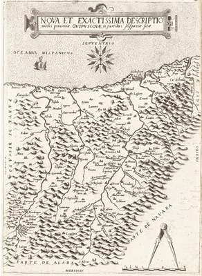 "Nova et Exactissima Descriptio nobilis provincia Guipuscouae in partibus Hispania sita"