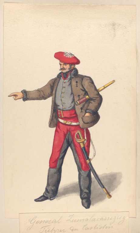 General Zumalacarreguy. Führer der Carlisten. New York Public Library