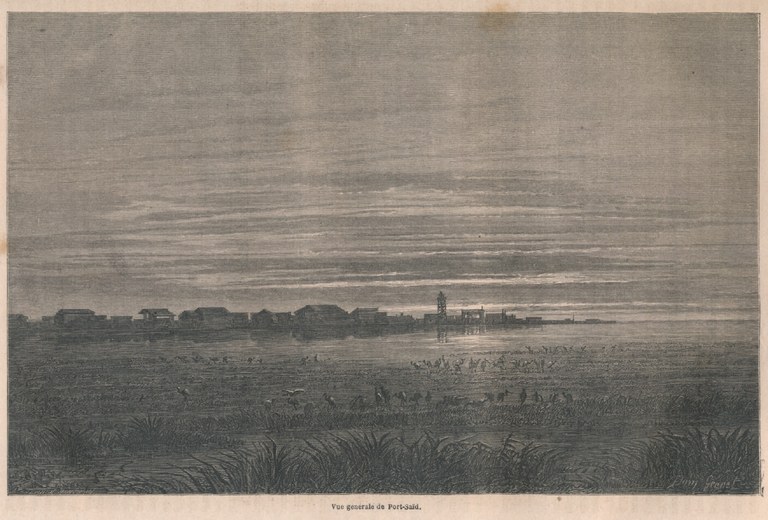 ZM. Une Excursion au canal de Suez. Le Tour du Monde. Par M. Paul Merruau. 1862
