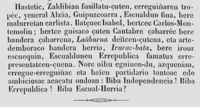 Uscal-Herrico Gaseta. Alzaa