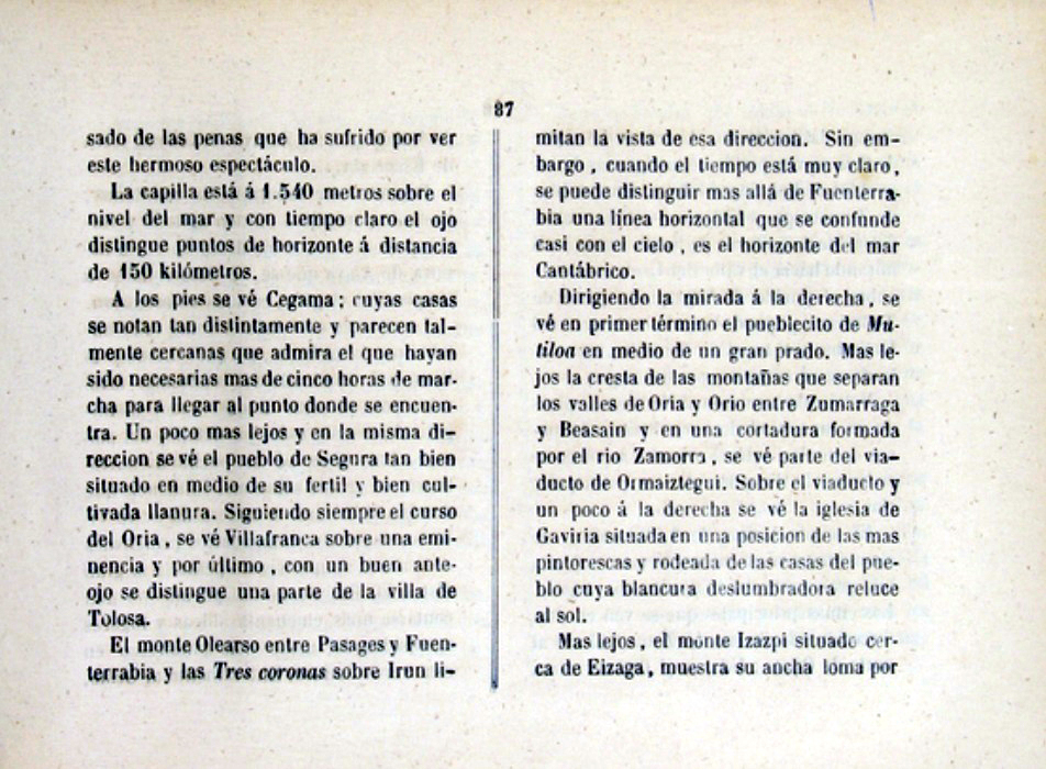 Guia-album del viajero en la Provincia de Guipúzcoa por Th Mercier. San Sebastián Imprenta de Ignacio Ramón Baroja. 1867