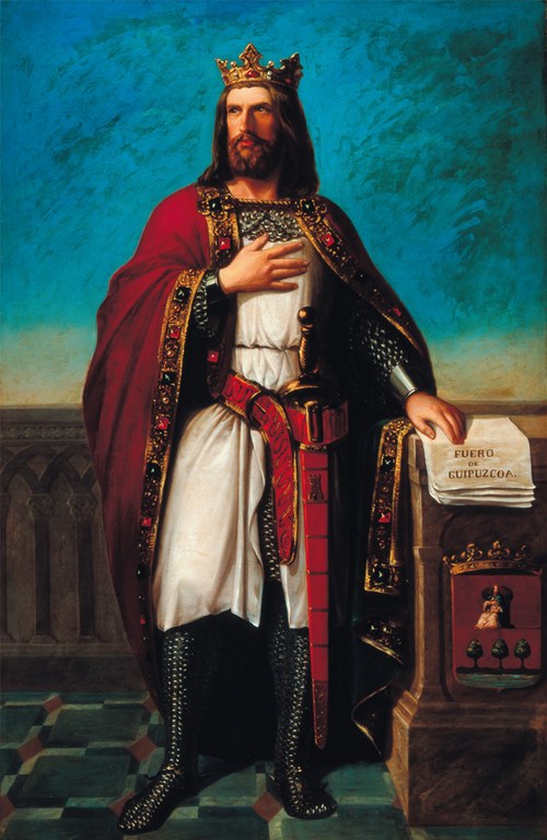 Eugenio Azkue. "Alfonso VII Gipuzkoako Foruei zin egiten. Eugenio Azkue. "Alfonso VII Gipuzkoako Foruei zin egiten.