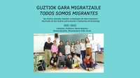 "Guztiok gara migratzaile" proiektuaren azken fasea