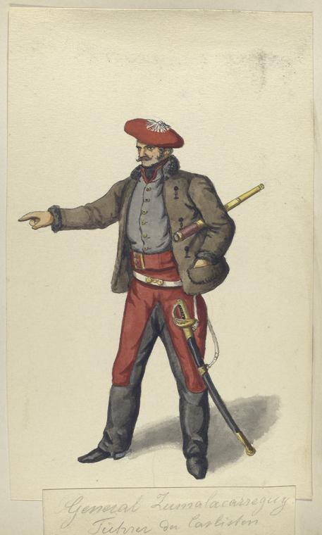 General Zumalacarreguy. Führer der Carlisten. 1835 