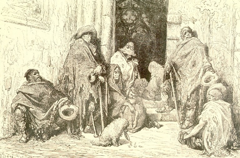 Gustave Doré. Mendiants