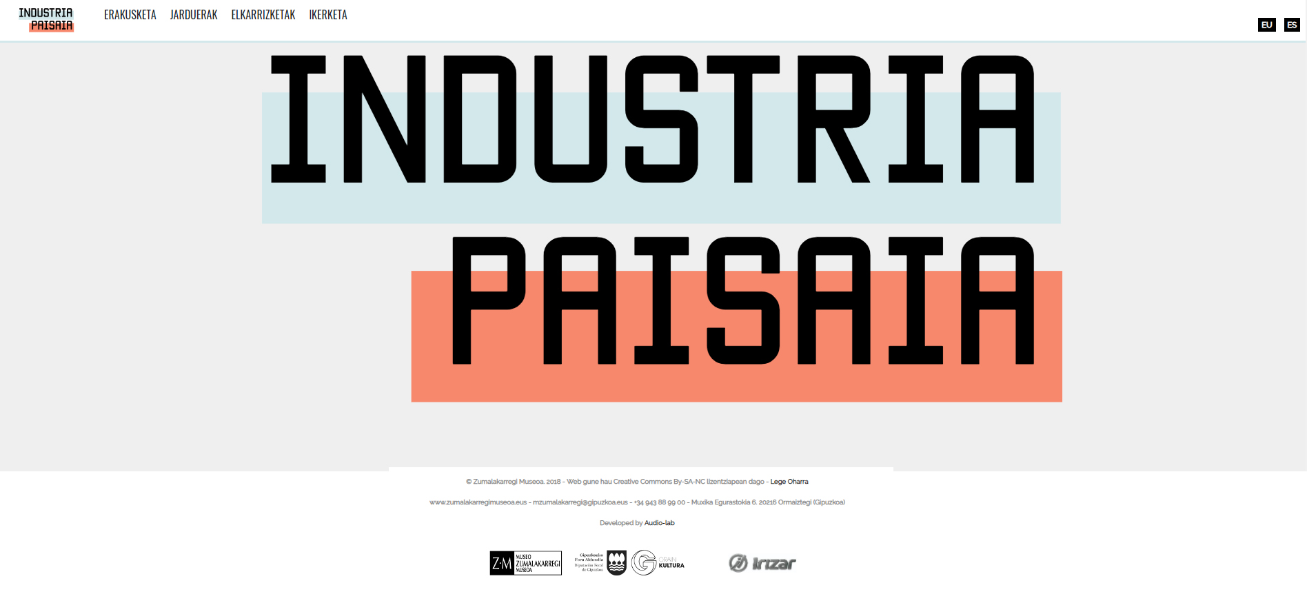 "Industria Paisaia" proiektua