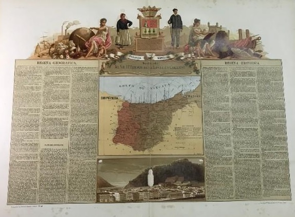 Francisco Boronat. "Provincia de Guipuzcoa". 1875. COP.