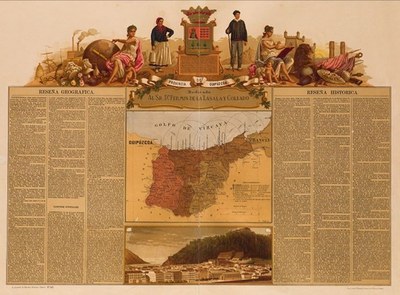 Francisco Boronat. "Provincia de Guipuzcoa". 1875. Colección Oleaga-Pont.
