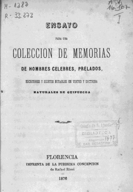 Francisco López Alén. Iconografía biográfica de Guipúzcoa