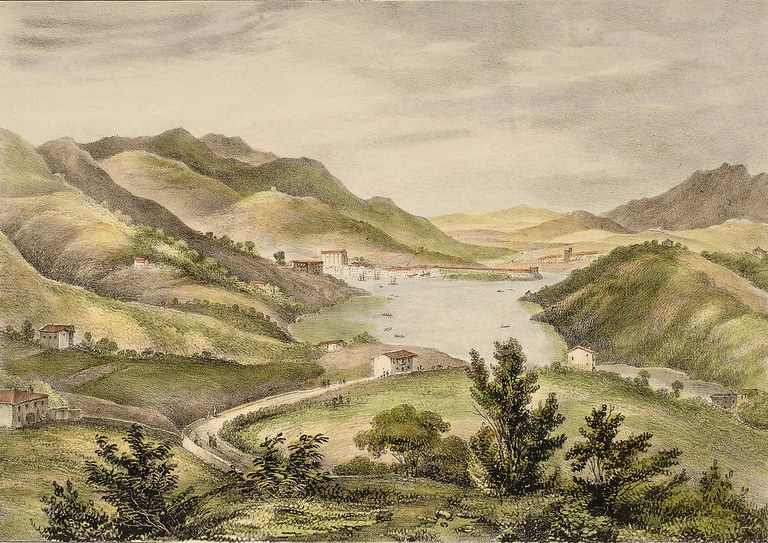 George CARPENTER "Interior del puerto de Pasages: Guipuzcoa". ZM.