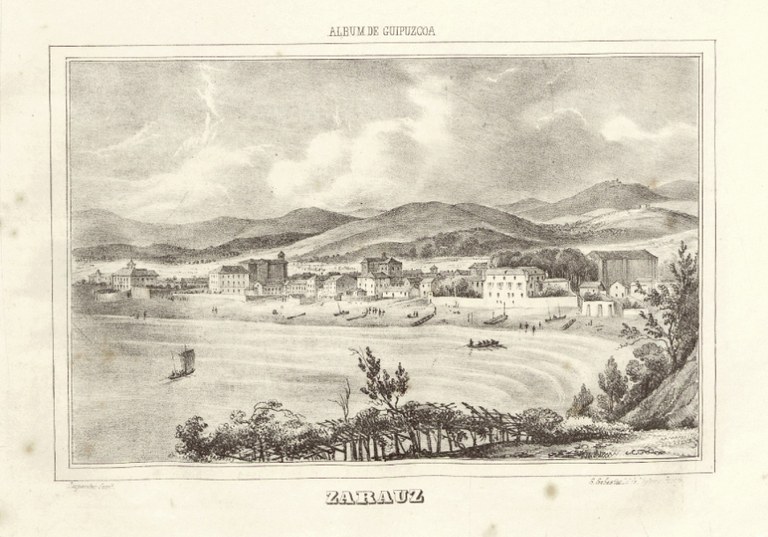 Album de Guipuzcoa. Pio Zuazua. Zarauz