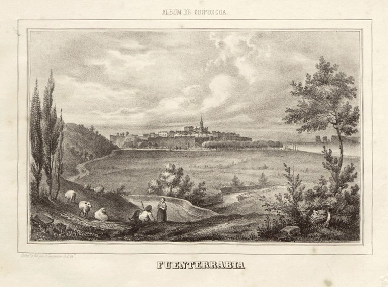 Album de Guipuzcoa. Pio Zuazua. Fuenterrabia