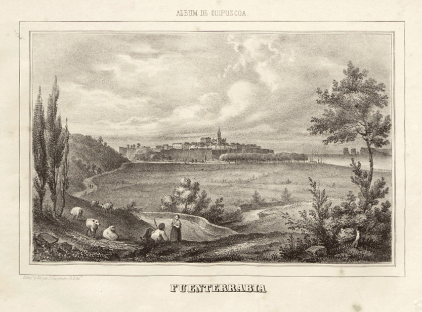 Album de Guipuzcoa. Pio Zuazua. Fuenterrabia