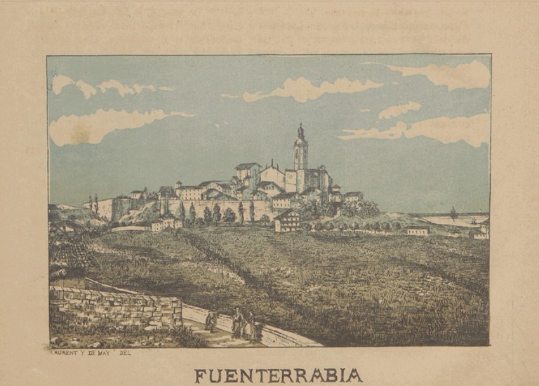 Guide-album du voyageur dans la province de Guipuzcoa / par Th. Mercier et L. Laurent.. Fuenterrabia