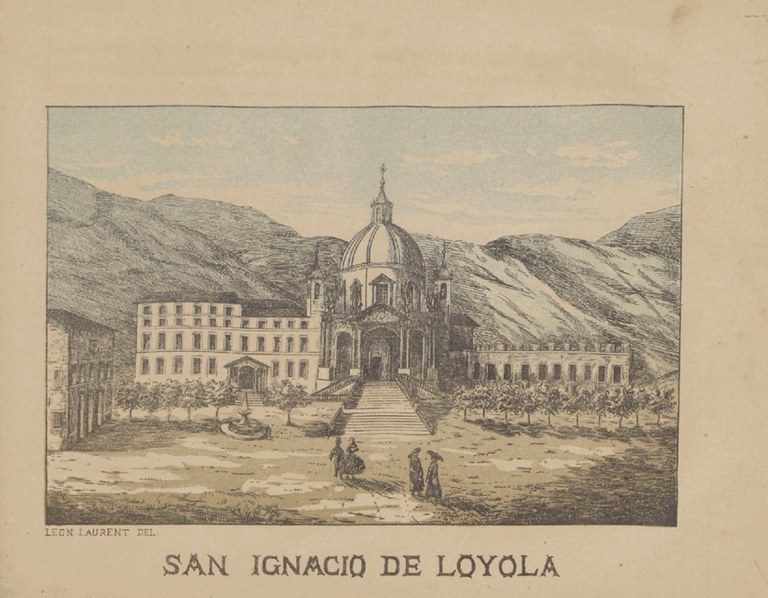 Guide-album du voyageur dans la province de Guipuzcoa / par Th. Mercier et L. Laurent. San Ignacio de Loyola