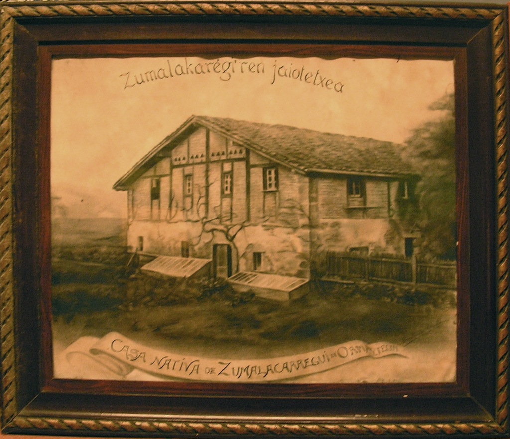 Zumalakarregiren jaiotetxea. Gregorio Hombrados Oñativia. 1925