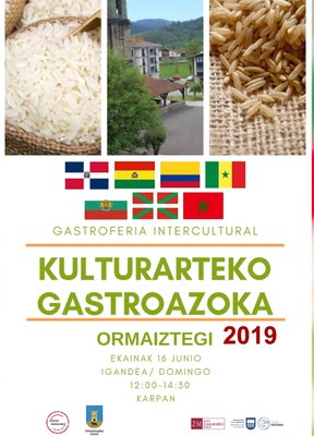 Ormaiztegiko kulturarteko-gastroazokaren III edizioa